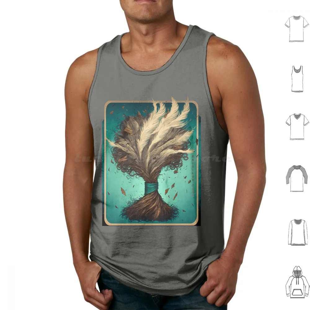 Longhair Clan-Anigiloh Tank Tops Vest Sleeveless Cherokee Clan Twisters Long Ha…