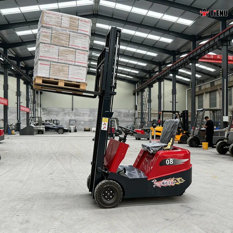 Ab Werk installierte vollelektrische Gabelstapler, anpassbare elektrische Gabelstapler, hochwertige Mini-Gabelstapler für Hebevorgänge – Detail 6
