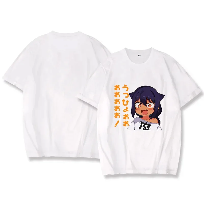 2025 aaa T- قميص أبيض كبير الحجم The Great Jahy Cosplay لن يهزًا تي شيرت لطيف للفتيات أسود Jahi-sama wa Kujike