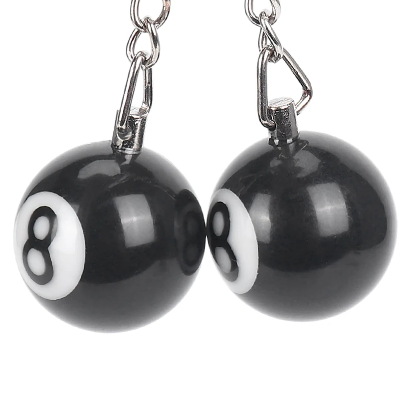 20X Billiard Ball Key Chain Key Ring Happy No. 8