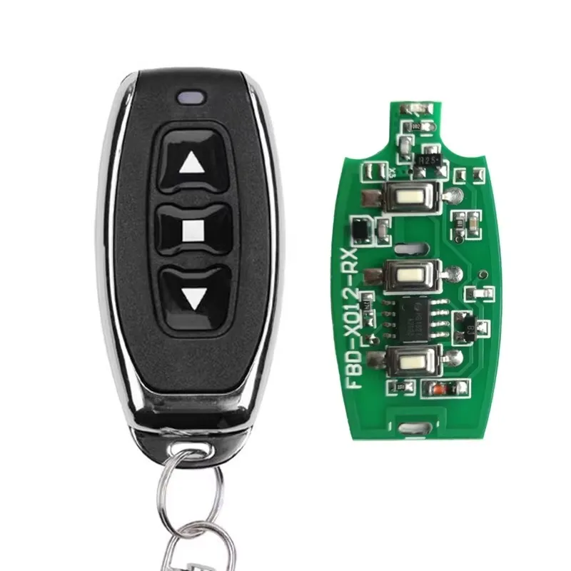 Universal 433MHz RF Remote Transmitter 1‑4 Buttons 1527 Learning Code Garage Door Gate Barrier Access Tool