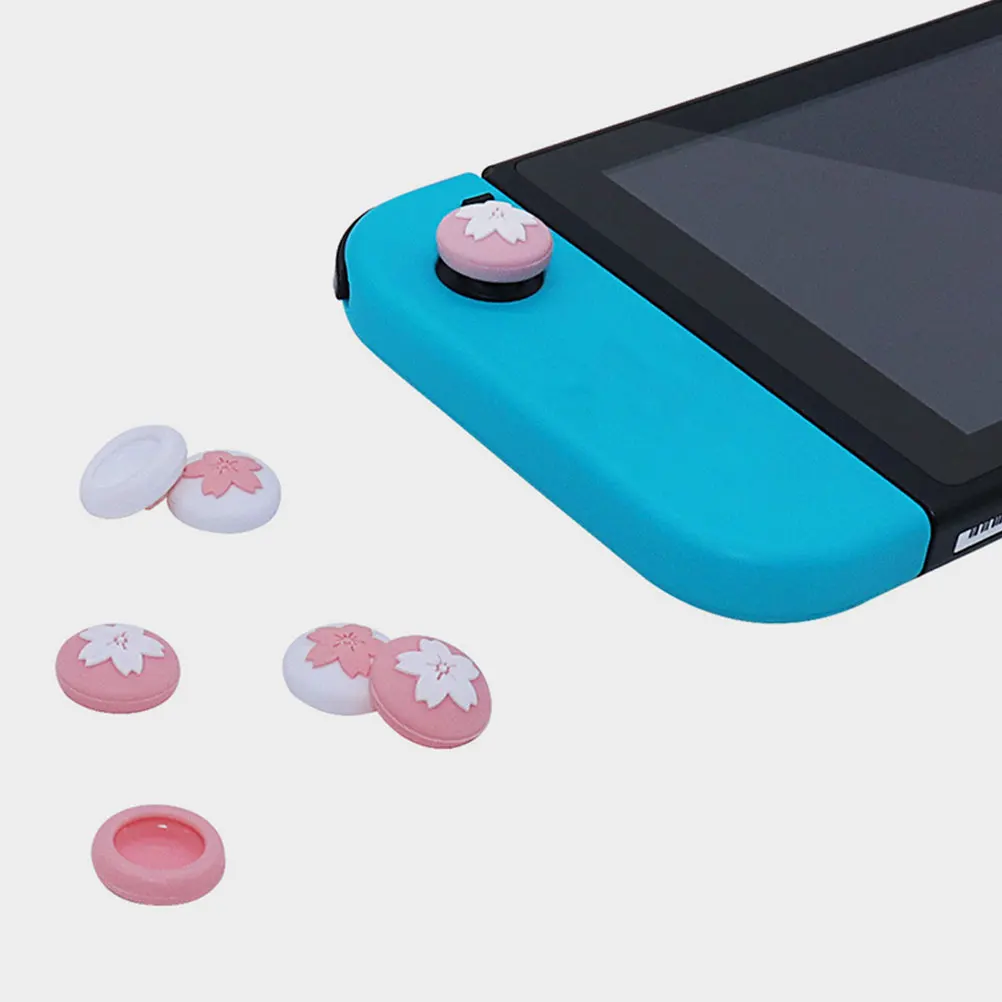 

20Pcs Joystick Thumb Grip Cap Plum Blossom H Cover Controller Button Protective Caps Gaming Accessories Soft Silicone