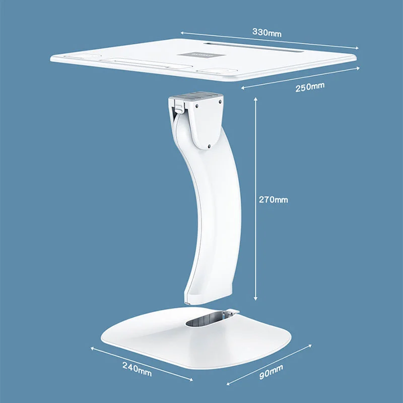 Portable Laptop Desk Read Tablet Holder Stand Adjustable Foldable Table Function Learning Reading Heightening Bracket Stand