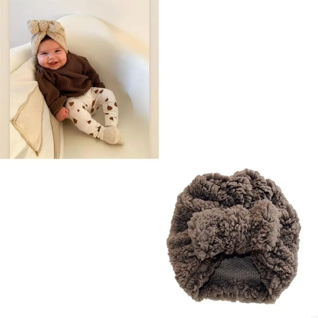 

Стильная детская индийская шляпа модный узел Turban Winter, необходимая для детей 425f