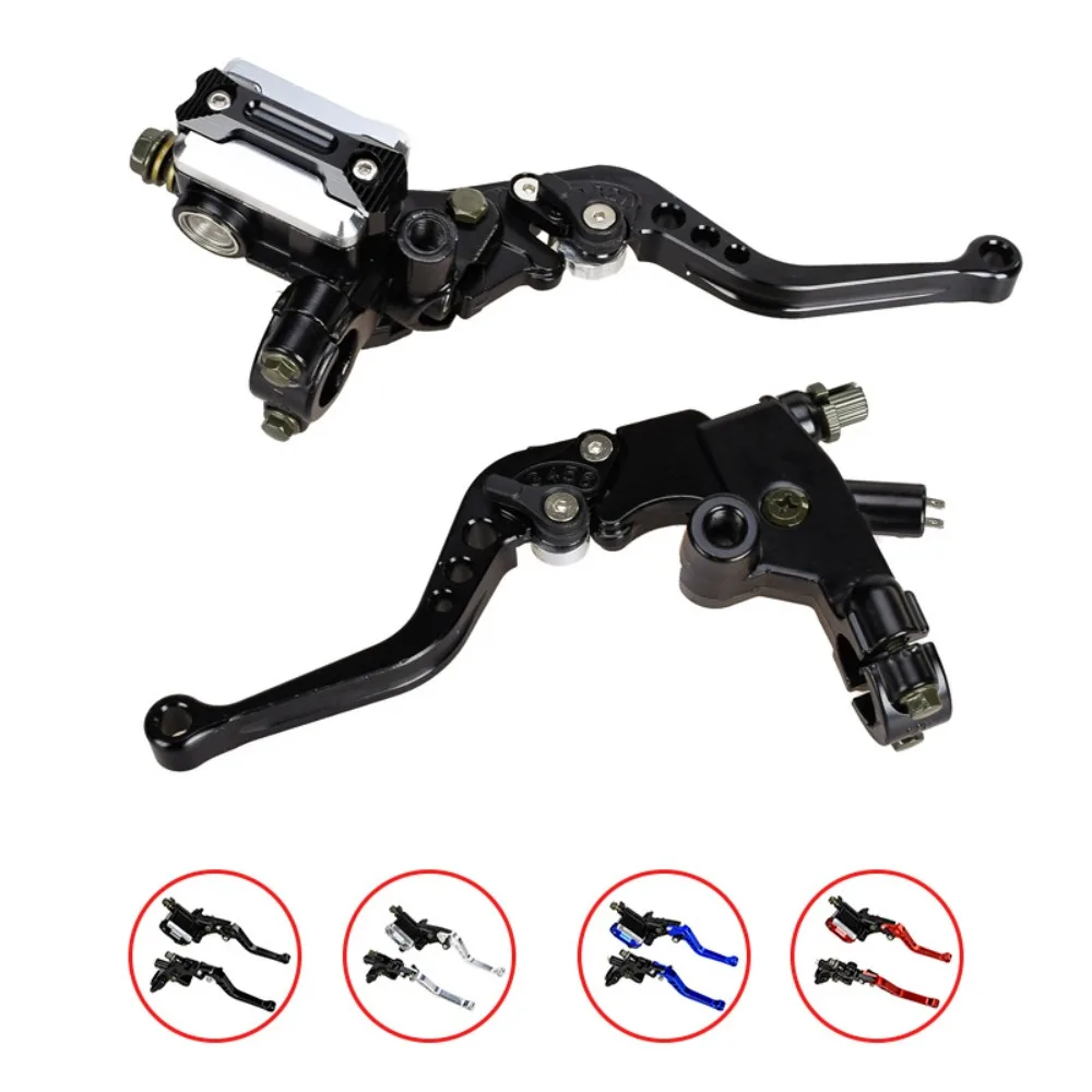 

Universal CNC Aluminum Brake Clutch Pump 22mm Roller Adjustment Motorcycle Master Cylinder Motorcycle Lever Electric Moto