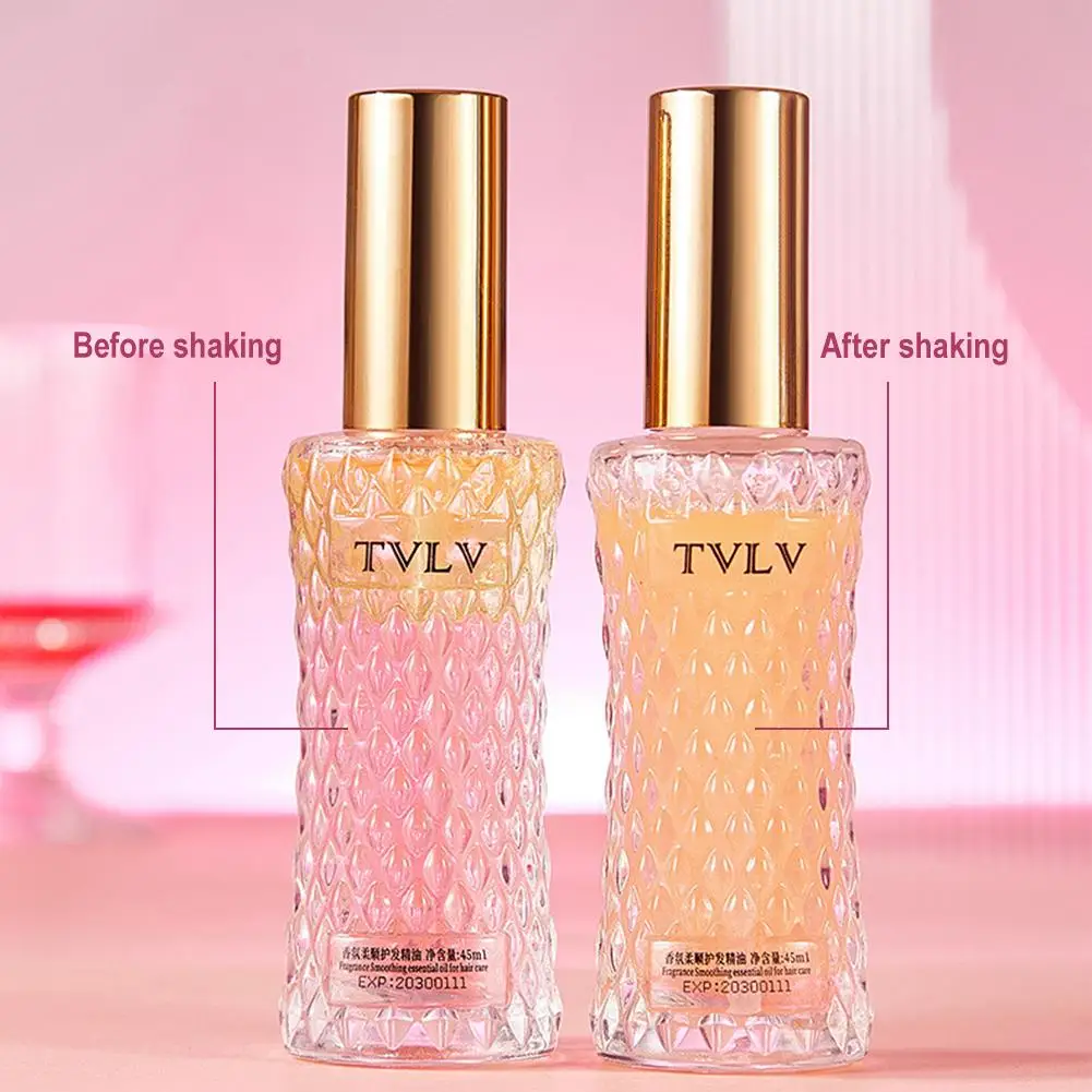 

2 In 1Fragrance Smoothing Hair Care Essential Oil Brightens Spray Convenient, Is And Fragrant Lasting R5U8