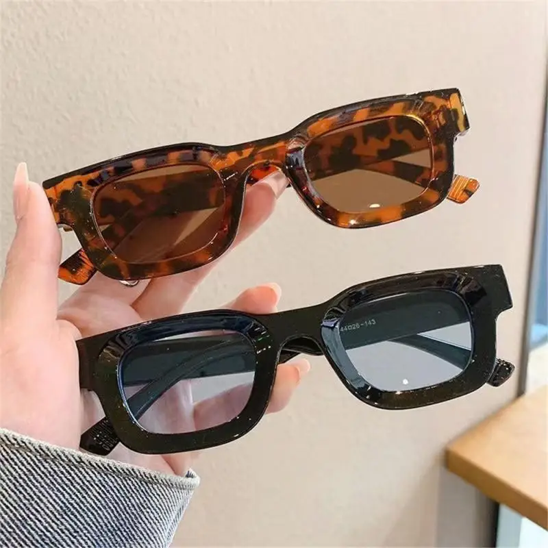 1/2/3pcs Luxury Sun Glasses Fashion Retro Small Square Sun Glasses For Women UV400 Eyewear Anti-Glare Ladies Goggle UV400