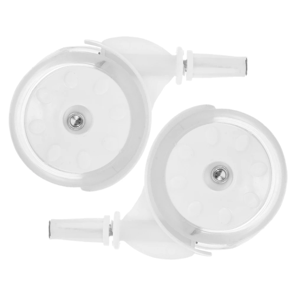 

2Pcs Baby Walker Wheel Replacement Universal Plastic Casters Wear-Resistant Walker Wheel Accessories Replacement