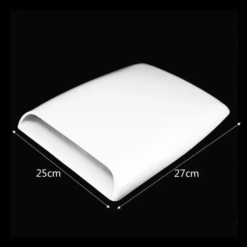 Universal Car Air Flow Vent Cover Exterior Decorative Air Flow Intake Hood Scoop Vent Bonnet Cover