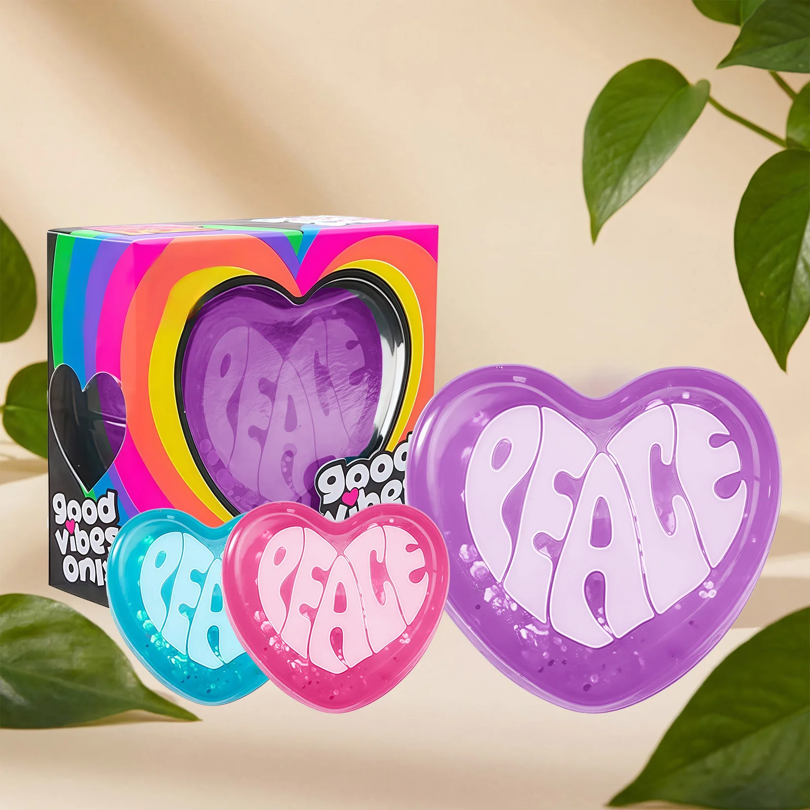 

New Needoh Heart Squishy Toy Blind Box Cute Heart Shape Stress Relief Soft Slow Rebound Fun Portable Toy Holiday Gifts