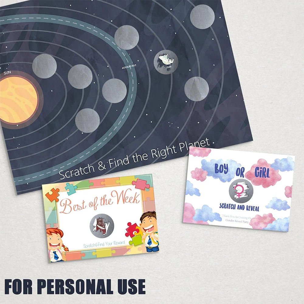 300 Stuks/Rol Cadeau Afdichting Kras Van Stickers 1 Inch Label Sticker Diy Cadeau Pakket Sticker Envelop Briefpapier Decoratie Label