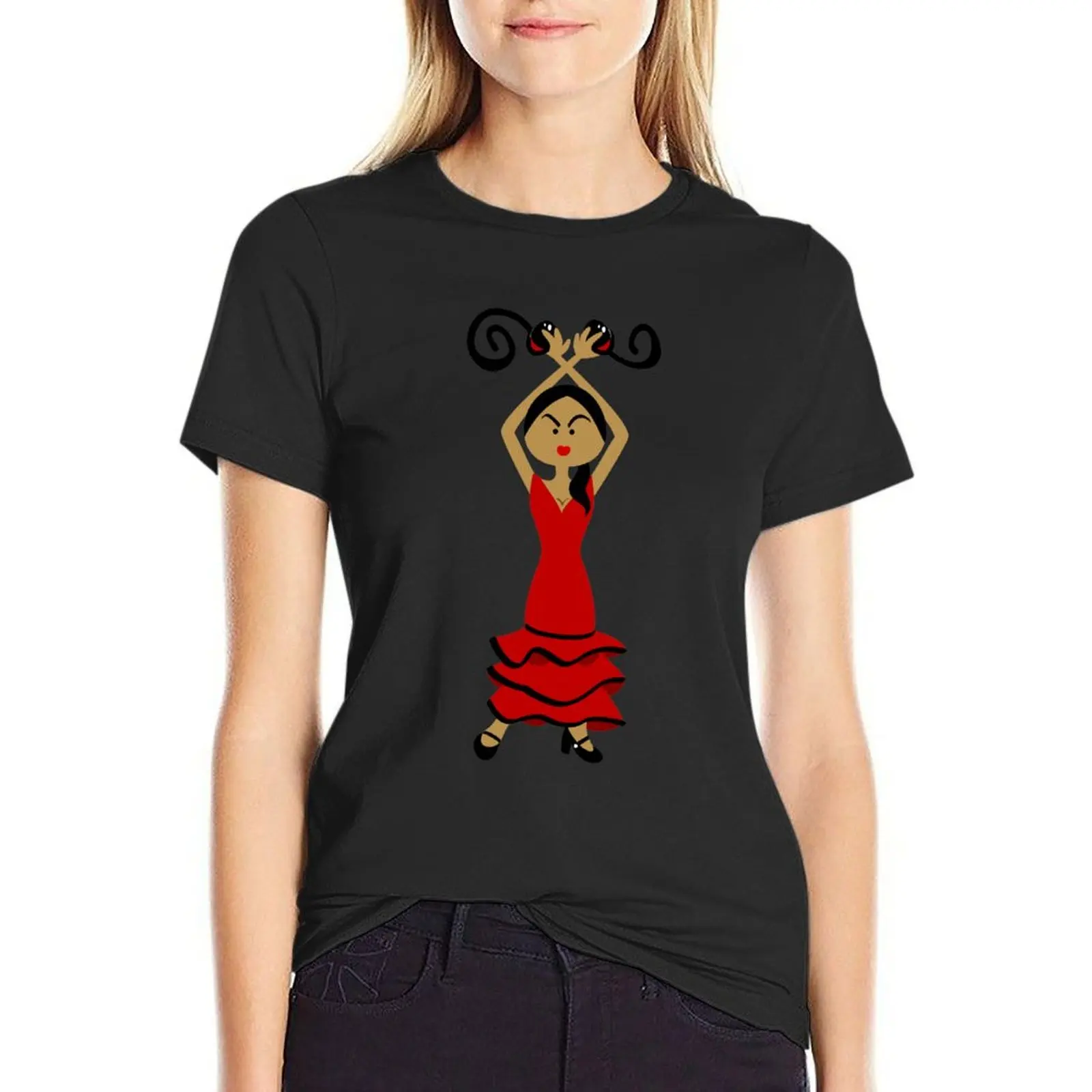

Gypsy Dancer 1 T-Shirt Aesthetic clothing tees animal prinfor Women's t-shirt