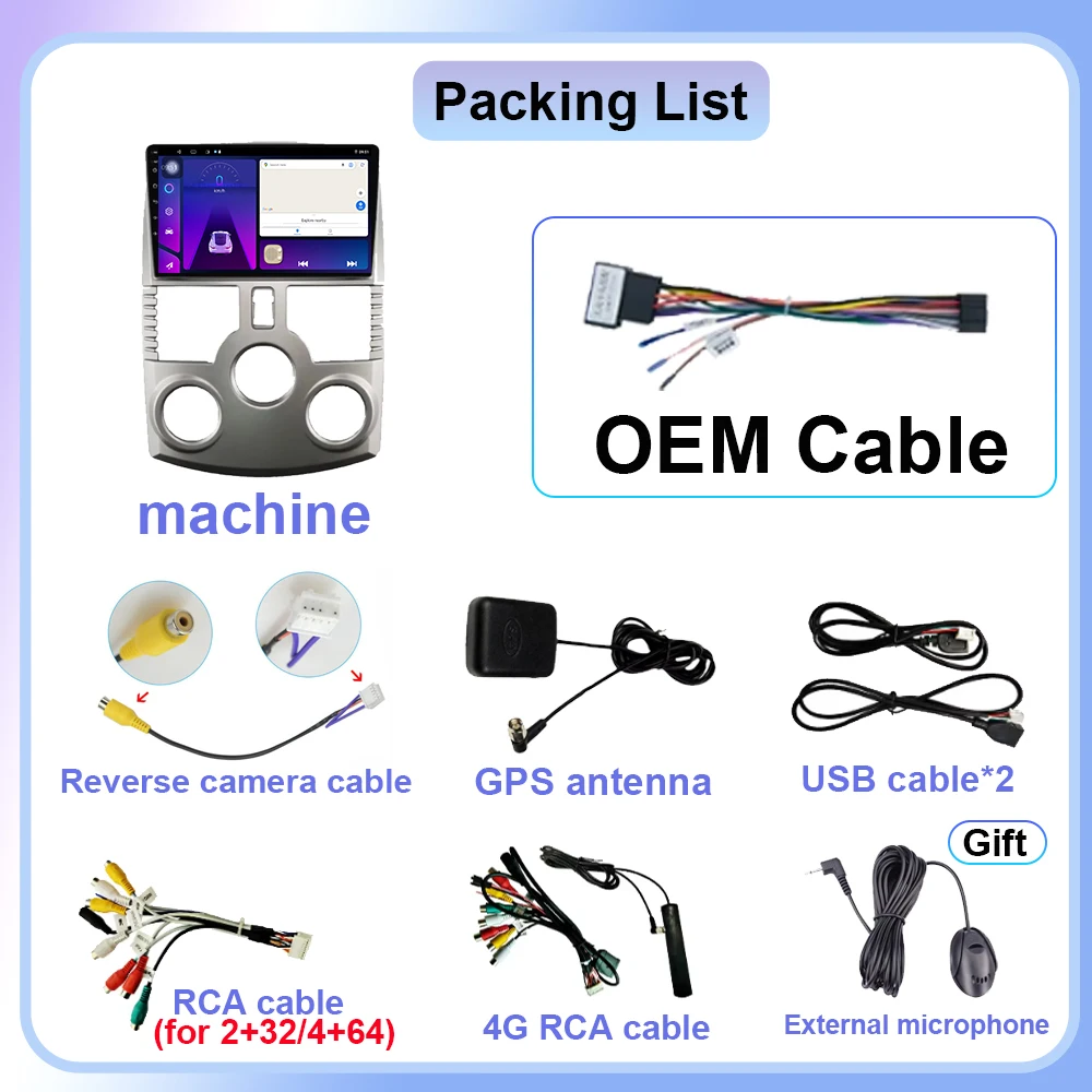 

Мультимедийный автомобильный GPS-плеер Toyota Rush DAIHATSU TERIOS, навигация, сенсорный экран, стерео радио, без 2-дин, DVD, Android 14 Carplay