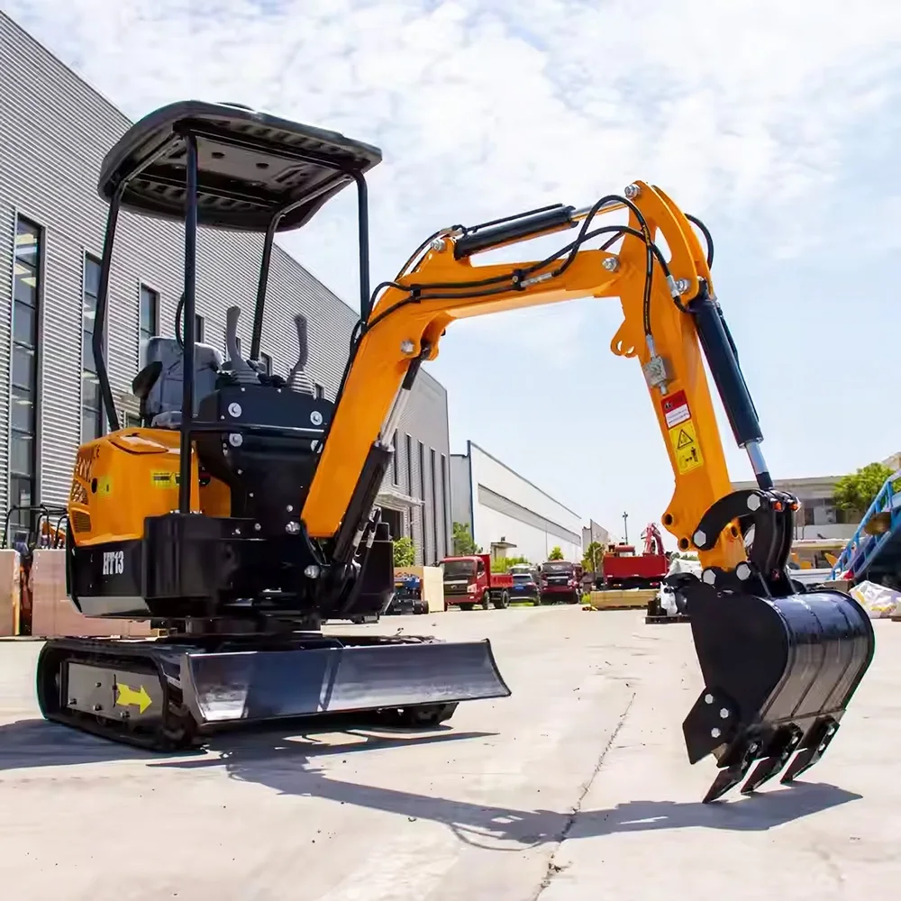 High Work Efficiency Mini Trencher Multi-Purpose  Excavator 1-3ton Operating Weights Construction Application Bucket Sale