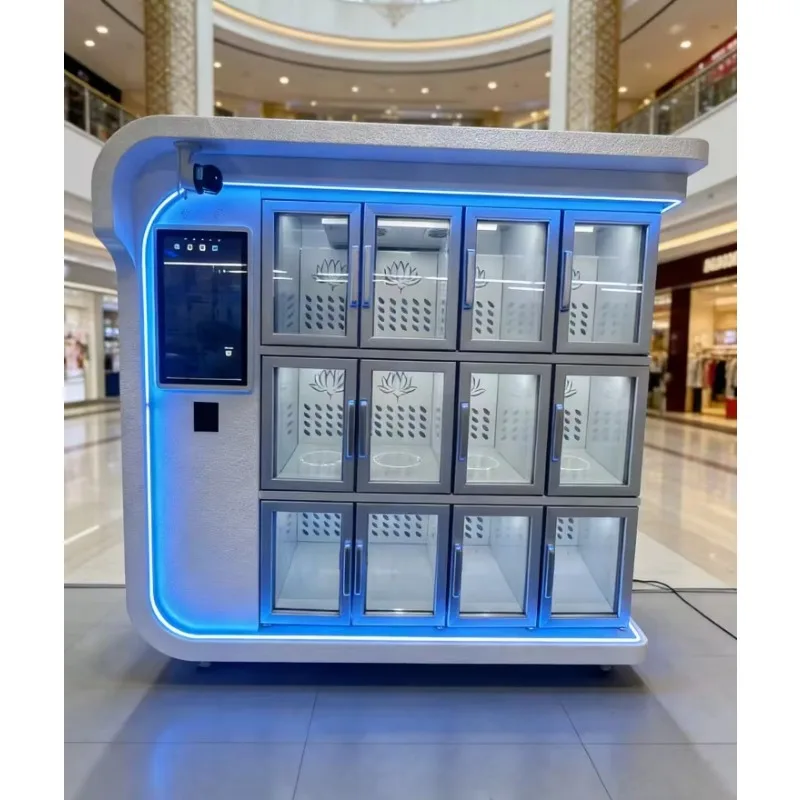 Customized OEM Manufacturer 9 Big Lockers Floral Vending Machine Bouquets Vending Machine Flower Wholesale