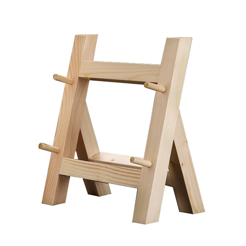Japanese bayonet wooden knife rest wooden holder swinging knife rack wooden shelf willow knife sushi chef tool sushi maker