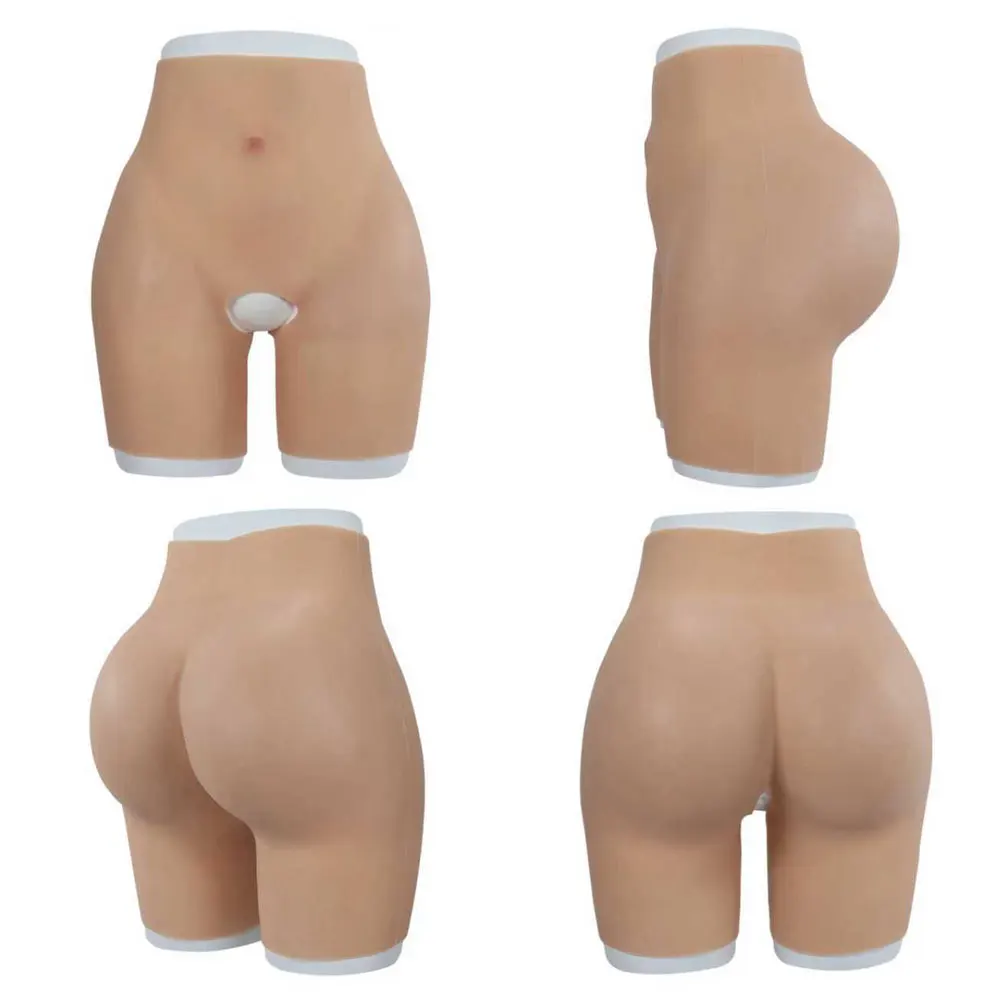 YUERUGOU Silicone High Waist Realistic ElasticWomen Enhance Big Butt Panties Plump  Women Shaped Hip Pants Shapewear Knickers