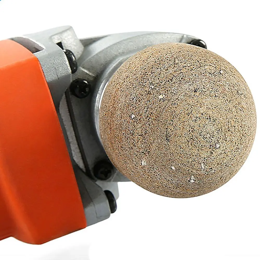 Diamond Brazed Polishing Wheel Mushroom Grinding Head Stones Engraving 50~200Grits Marble Cobblestone Stone Pebble Internal Hole