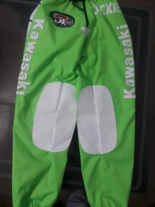 2025 كاواساكي خمر سباق السراويل التجفيف السريع السراويل الرياضية غير رسمية ربيع الخريف فضفاضة مريحة للتنفس دراجة نارية السراويل #2