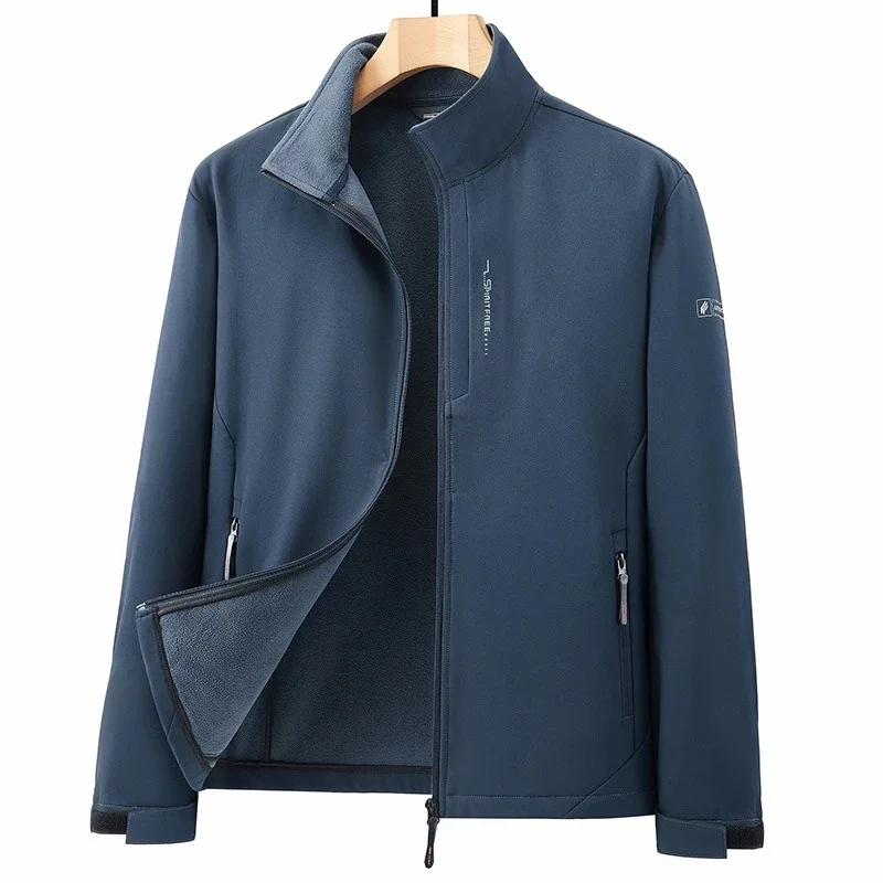 

Autumn Men's Outdoor Military Softshell Jacket Fleece Tactical Coat Men Mountaineering Clothing Windproof Waterproof Jackets Man