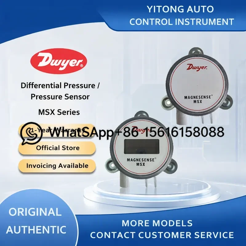 Dwyer MSX W13PA W10 W12 PA LCD Differential Pressure Sensor Transmitter MS2 Industrial Gauge Monitor High Precision