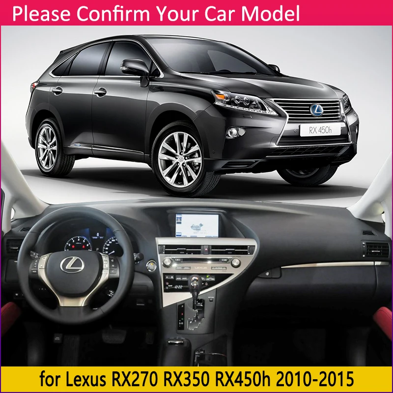 for Lexus RX 2010~2015 AL10 Anti-Slip Mat Dashboard Cover Pad Sunshade Dashmat Protect Car Accessories RX270 RX350 RX450h 350