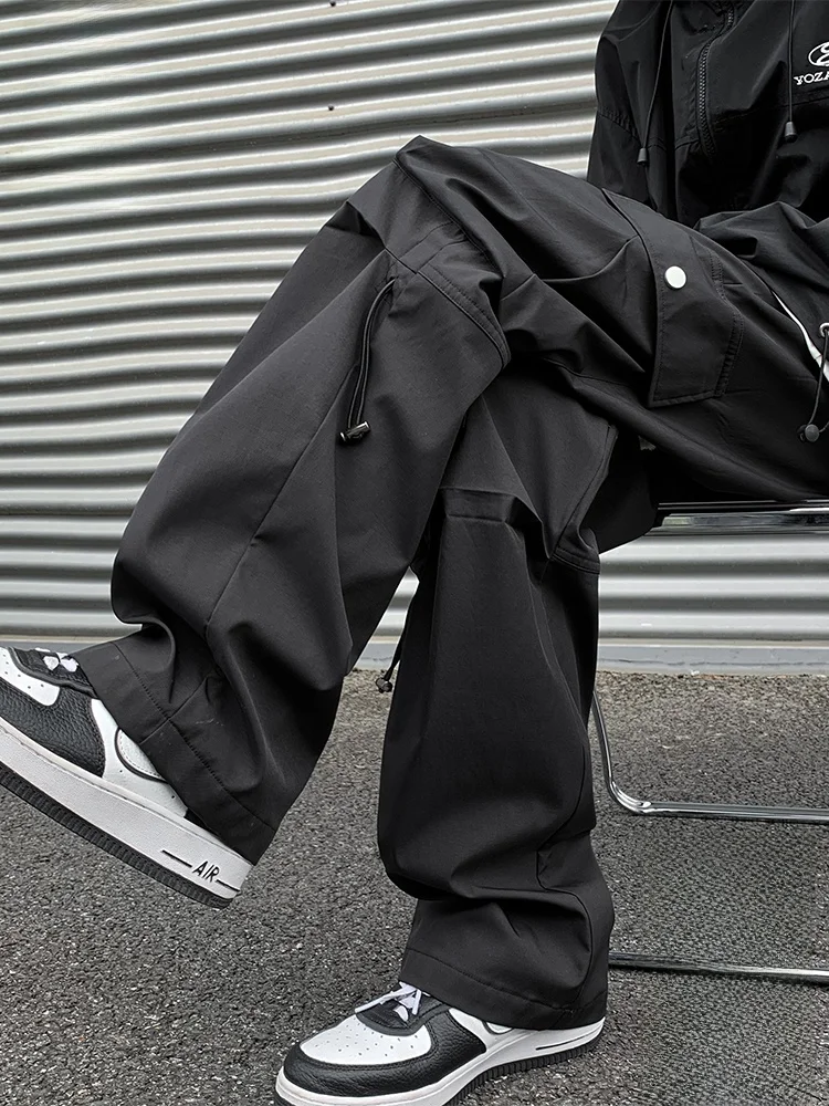 

Мужские повседневные брюки Paul Frank прямого кроя, свободные, в спортивном стиле, рабочая одежда, американский стиль, осенняя новинка, брюки для отдыха