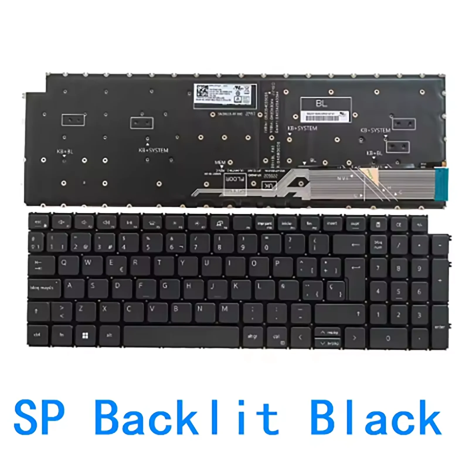 SP for Dell Inspiron 3510 3511 3515 3525 5510 5515 5518 7510 7610 P106F P108F P117F P112F 15 Plus 7510 16 Plus 7610 keyboard