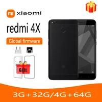 Global firmware Xiaomi Redmi 4X 4G 64G Snapdragon 435 Smartphone Android Snapdragon Cellphones used phone used phone