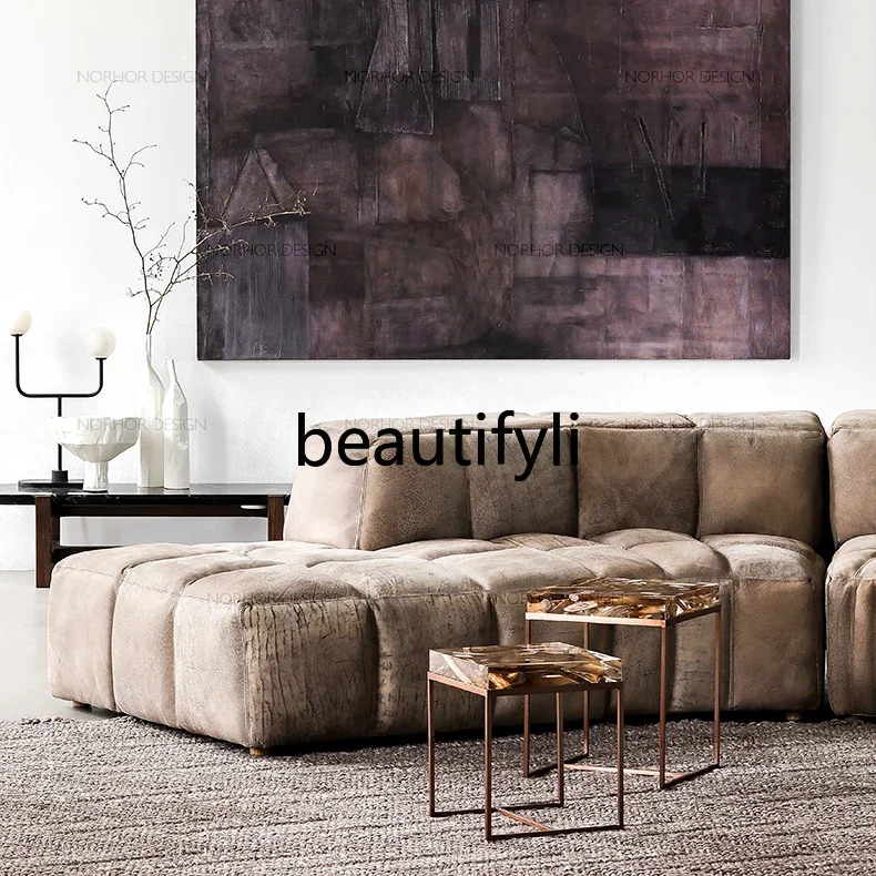 

02Nordic French natural coffee table