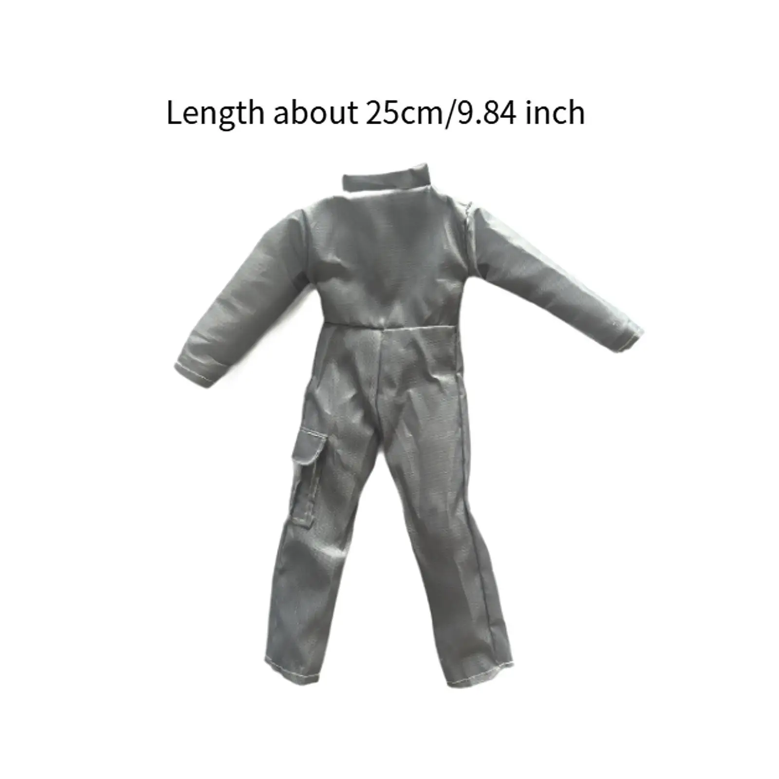 Puppenoverall im Maßstab 1:6, Miniaturbekleidung für 12-Zoll-Actionfiguren