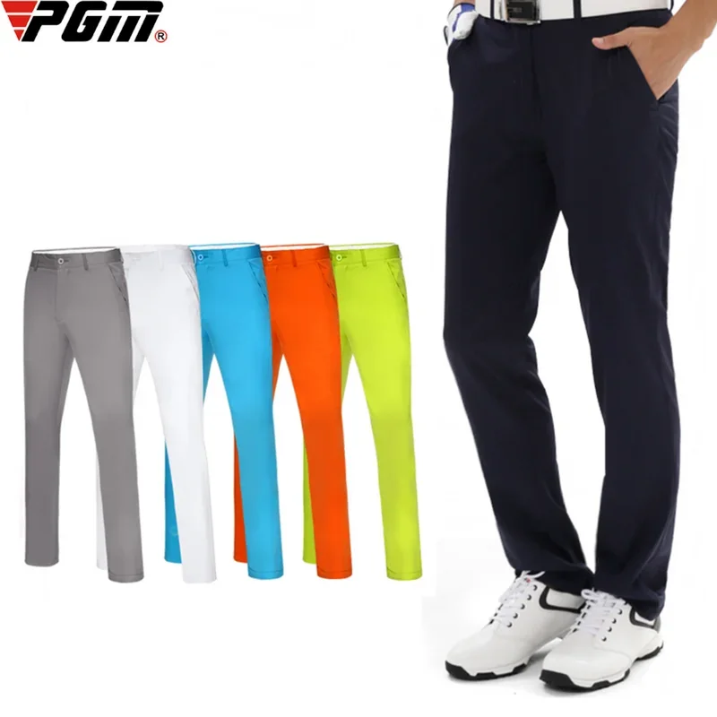 PGM Authentic Golf Pants Men Waterproof Trousers Soft Breathable Golf Clothing Summer Sizes Xxs-xxxl KUZ005