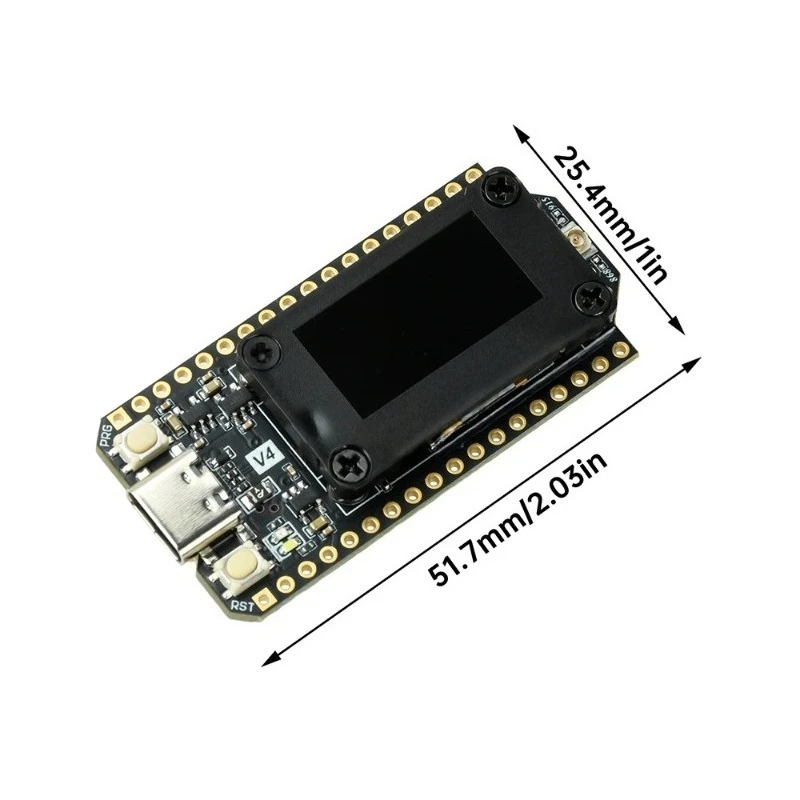 ESP32-S3R2 LoRa Development Board 0.96 Inch OLED Display WiFi Bluetooth 5.0 Type-C USB Low Power IoT Board