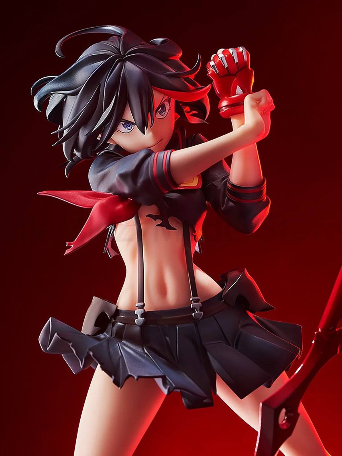 Original genuíno Good Smile Company pré-pintado Kill La Kill Matoi Ryuuko Senketsu Transformação Ver. Figura de anime do kit de garagem