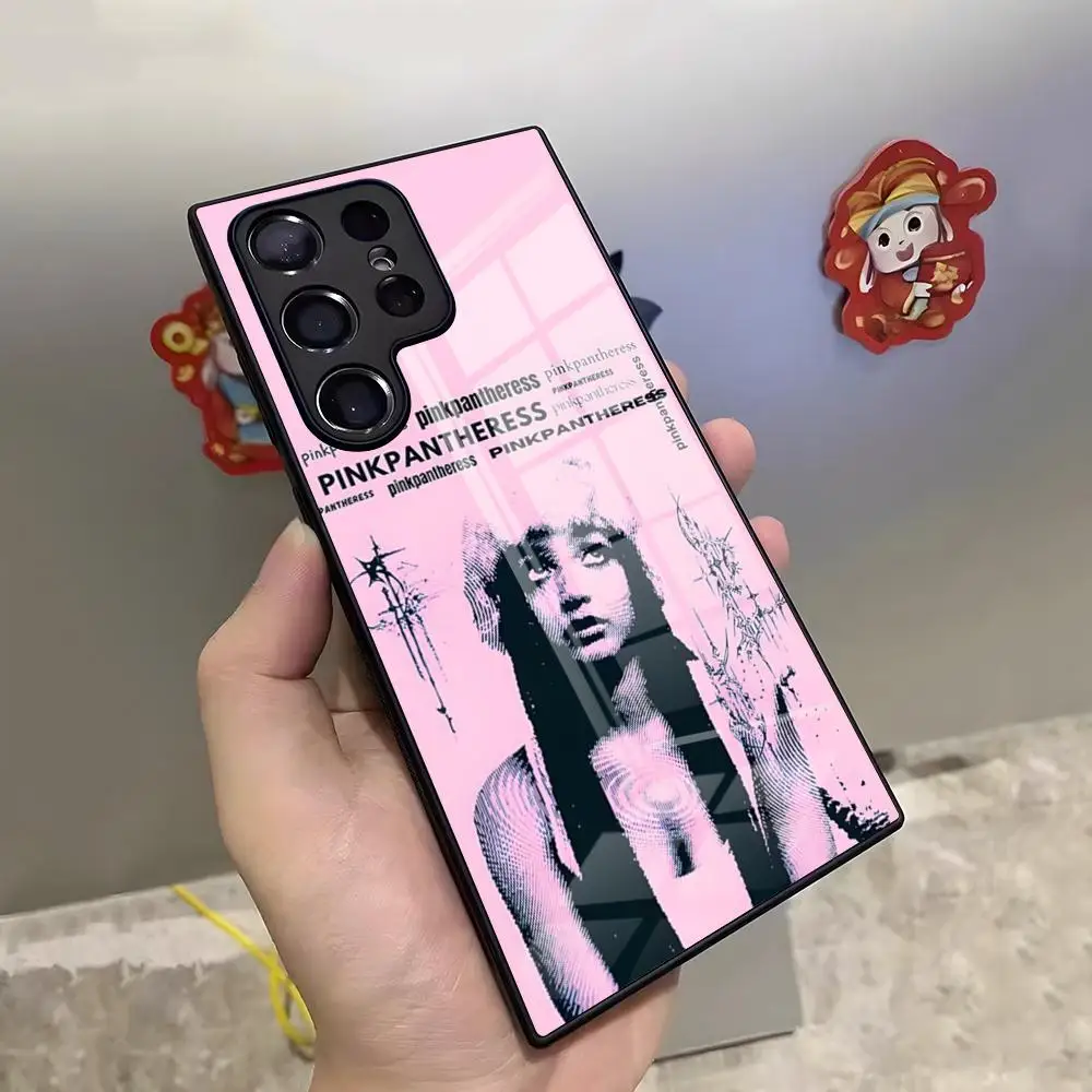 Singer Pink Pantheress Phone Case For S25 Ultra Samsung S26 S24 Fe S22 S23 21 A17 A57 A37 A54 A34 A53 A16 Glass Cover