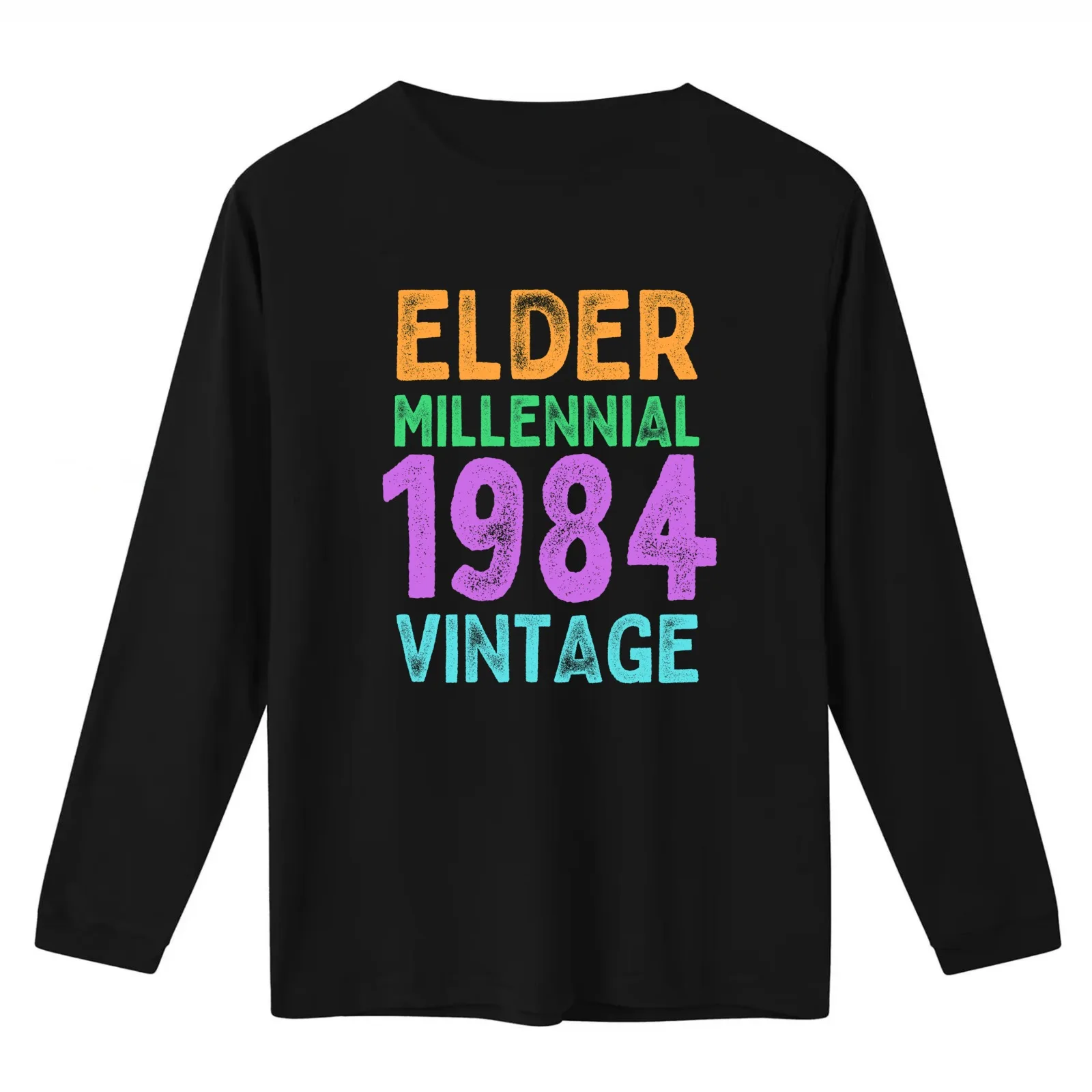 Elder Millennial 1984 Vintage (different years available) T-Shirt Summer Casual Cotton Tee Oversized Streetwear Tops