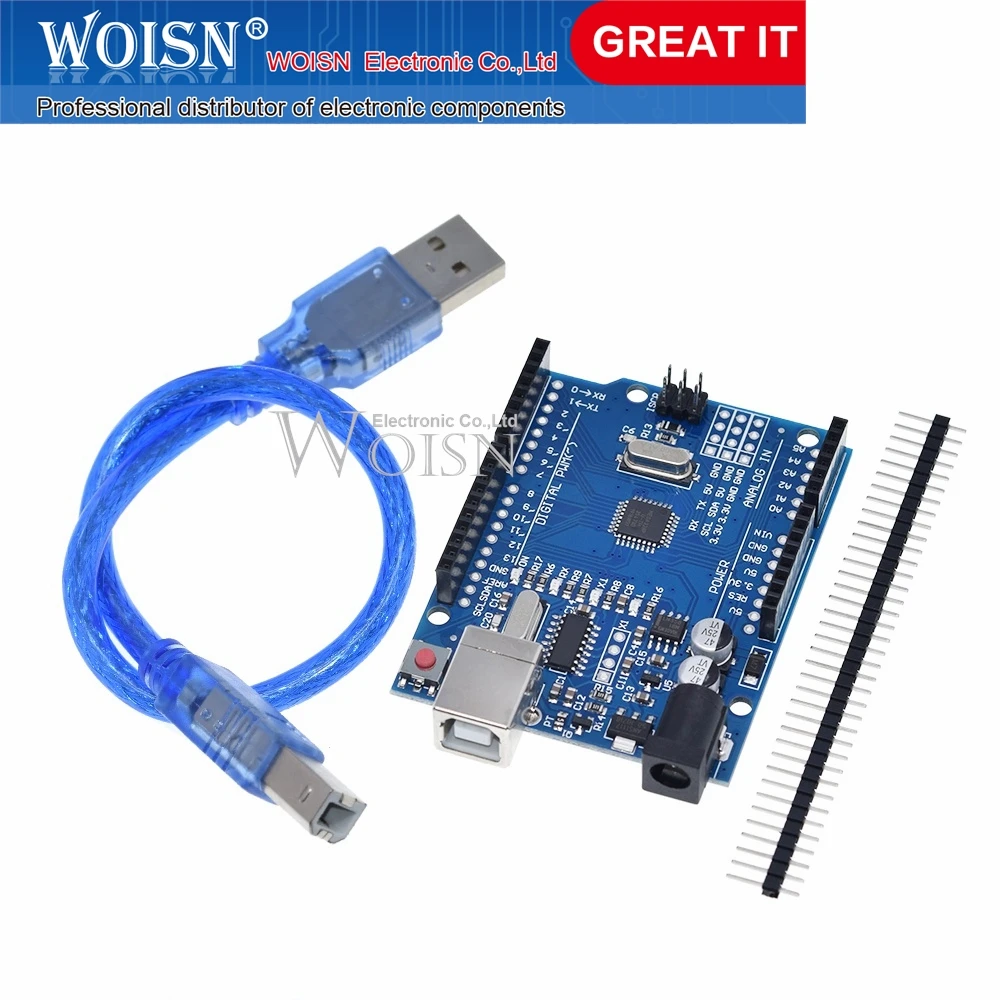 1PCS Suitable for UNO R3 improved version CH340G MEGA328P UNO development board module configuration