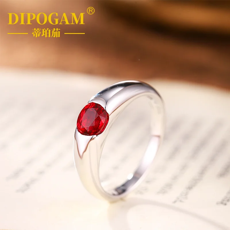 

Кольцо из серебра 925 пробы с культивированным рубином 1 карат для женщин: модный, индивидуальный, элитный ювелирный аксессуар