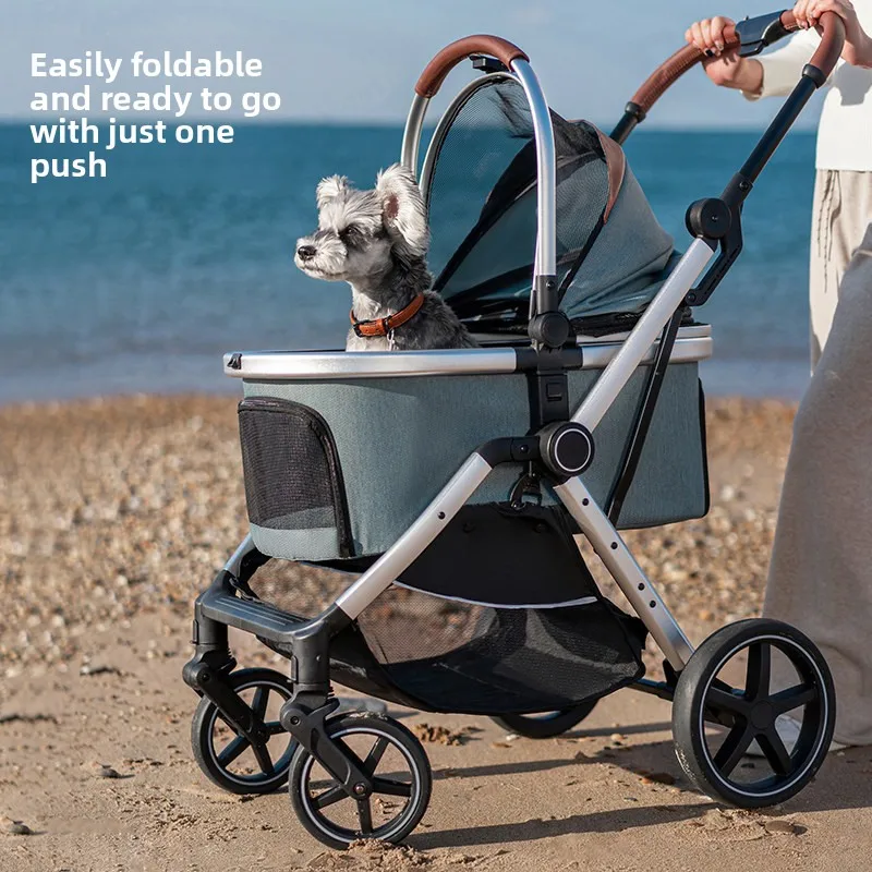 Pet Cart Pet Out Cart Basket Separation Dog Pet Out Cart