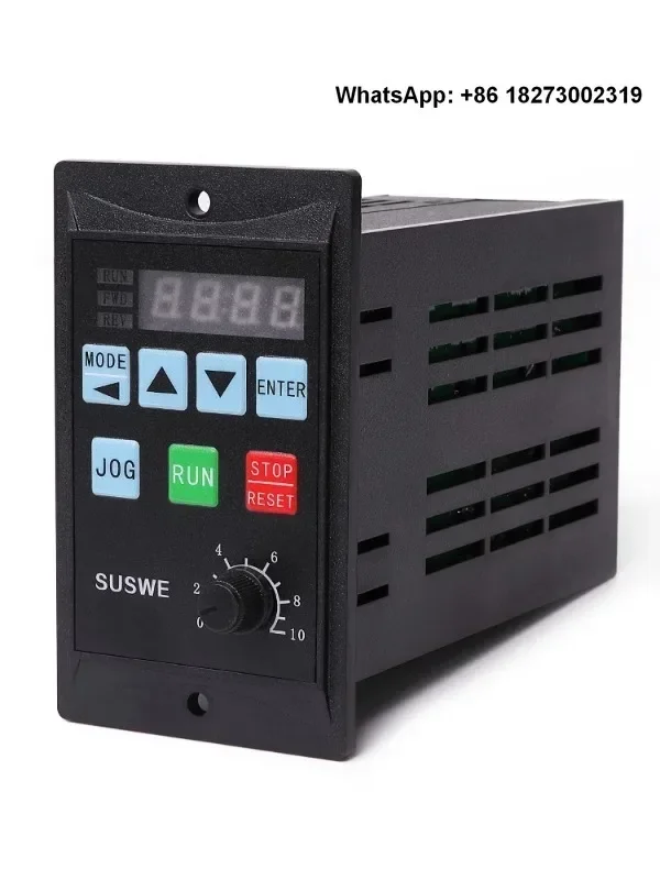 SUSWE simple frequency converter single-phase input 220V three-phase output 220V 0.75KW750w small frequency converter