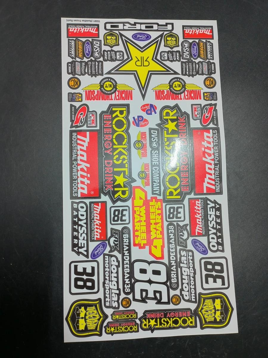 Body Stickers, RC Car shell decals, off road buggy, 1/10 short cruiser truck, udr, Remote Control toys, R/C Part