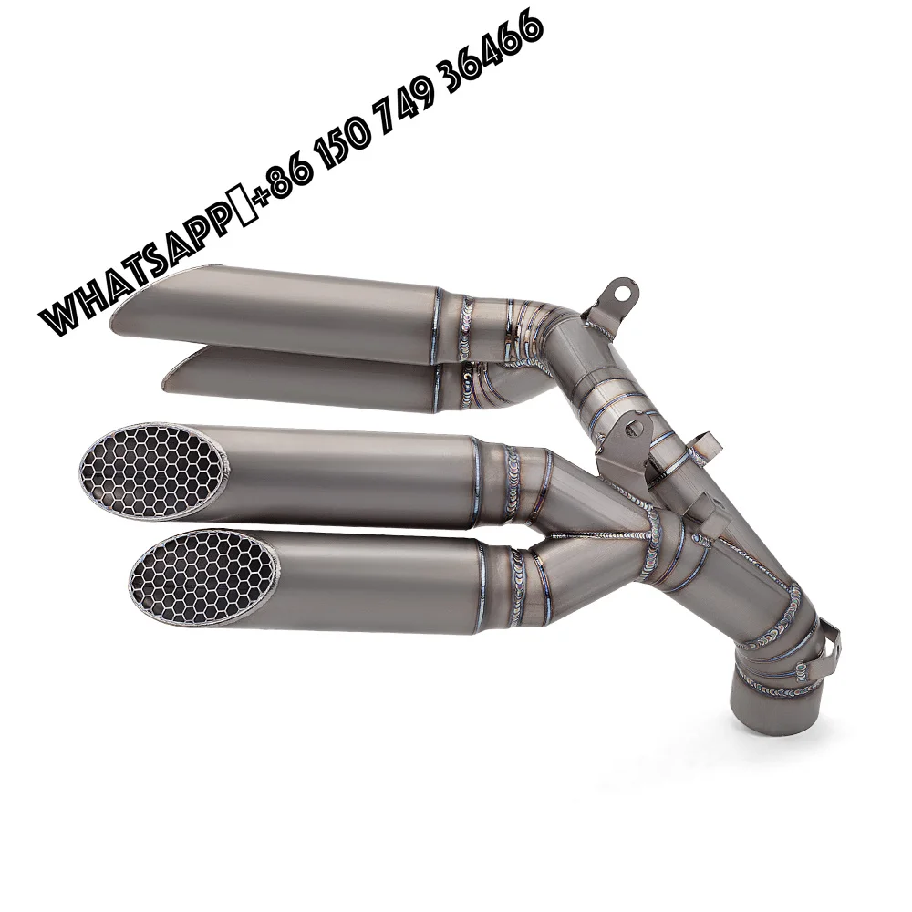 Motorcycle Titanium Alloy Exhaust Escape for Brutale 1000 Brutale1000 Fits the Original Front Middle Link Pipe