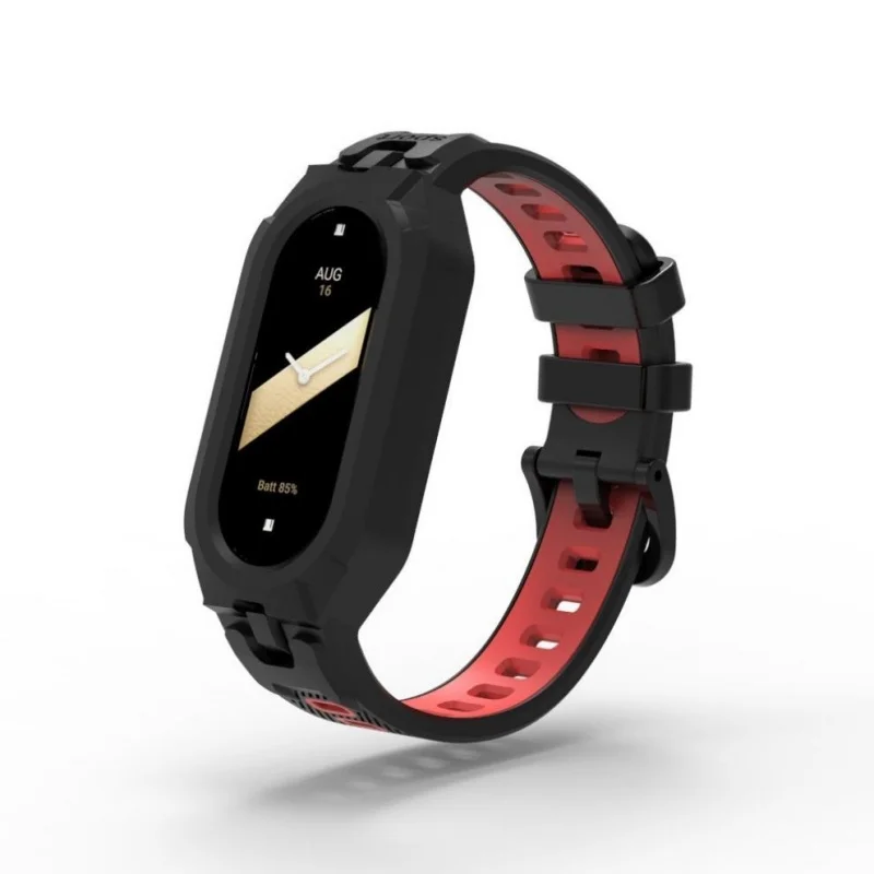 Für Mi Band 11 Armband Xiaomi MiBand 10 9 8 7 6 5 Handgelenksband Uhrenersatz Weiches TPU Silikon Miband 8 Armband 2-in-1 Bandhülle – Detail 8