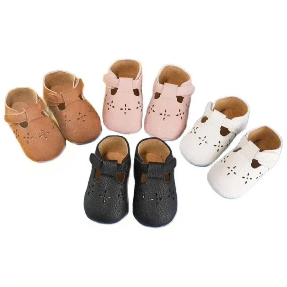 

2024 Baby Mary Jane Moccasins - Genuine Leather Soft Sole Baby Girl Shoes for Newborns, Infants, Babies, and Toddlers