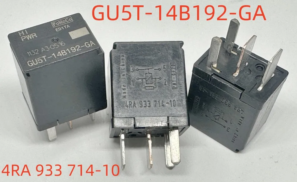 New GU5T-14B192-GA 4RA 933 714-10 (V6-1A-12V) Relay 4 pins