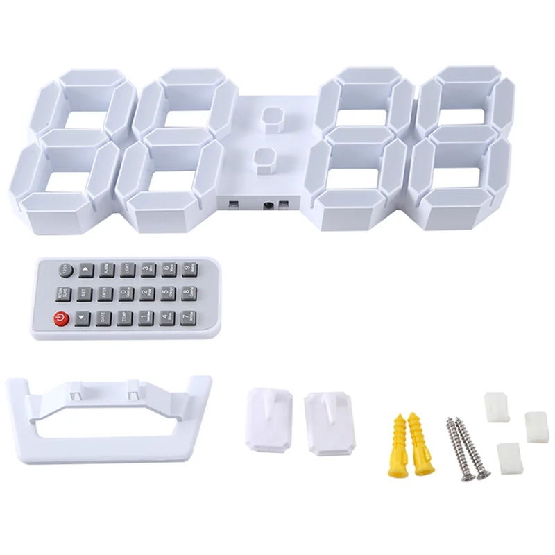 

Светодиодные умные цифровые часы для гостиной, современные индивидуальные многофункциональные электронные часы