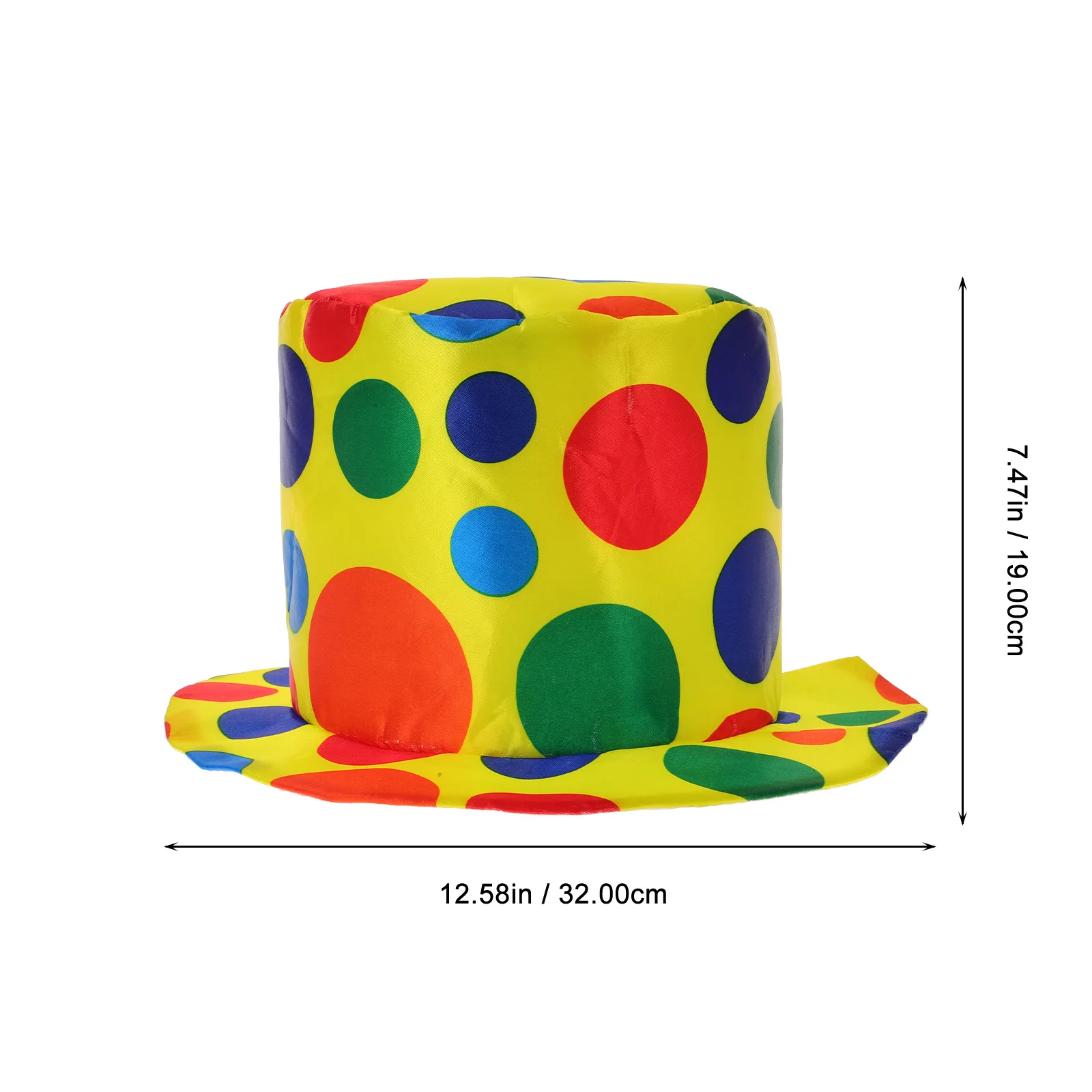 2 stuks Clown Neus en Hoed Combo voor Feestkostuum Cosplay Accessoire Ideaal voor Halloween Verjaardag Schoolevenementen Unisex Gebruik