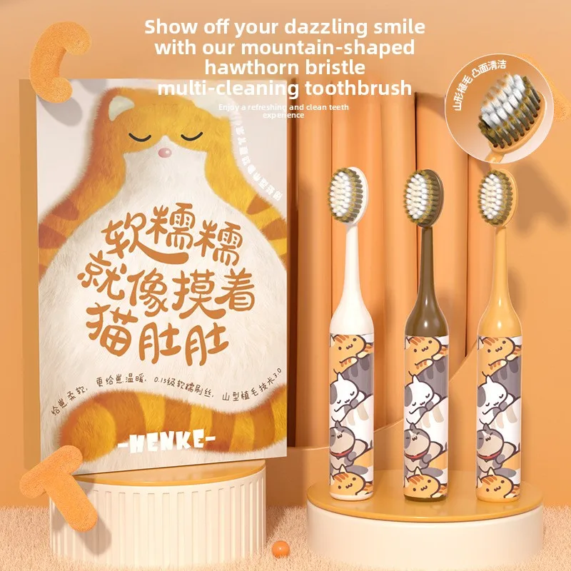 

Подарочный набор детских зубных щеток для детей 6-12 лет, с мягкой противоскользящей щетиной, для отбеливания зубов, защиты десен и чистки молочных зубов.
