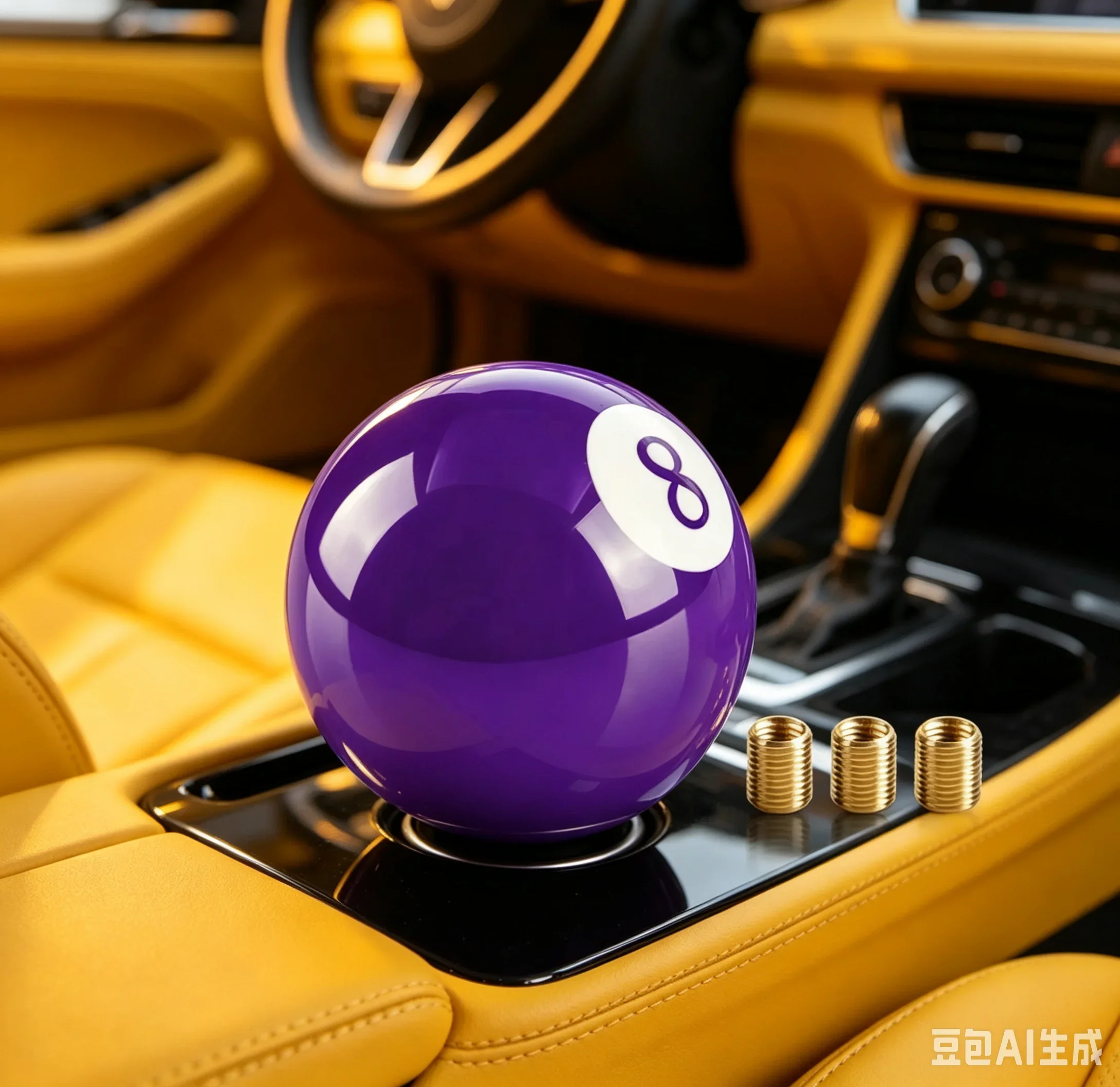 Car Threaded White Round Manual Gear shift Lever Shifter Knob Ball Replacement AT MT Fit For Honda Toyota Nissan Mitsubishi