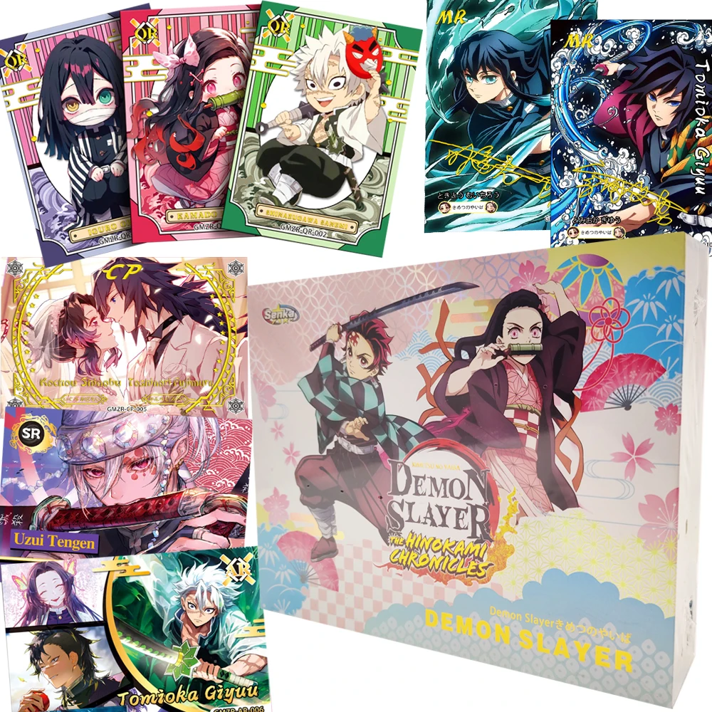 

Demon Slayer Collection Cards Creative Anime Peripheral Q Version Fun Rare Limited Characters Cards Exquisite Unique Toys Gifts